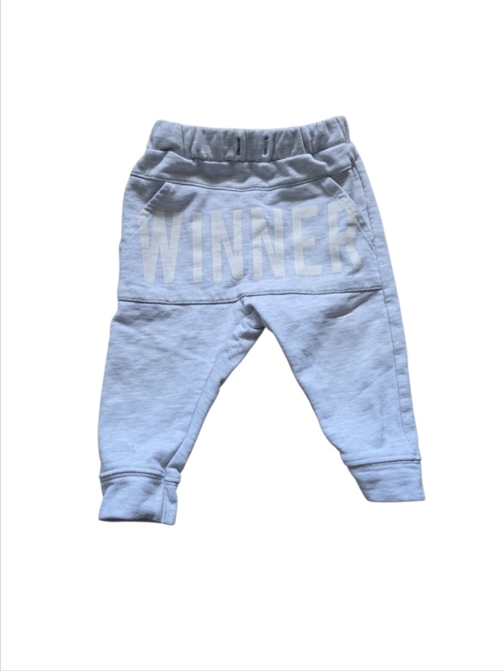 9-12 Month Zara Baby Boy Winner Sweatpants Grey